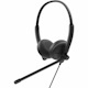 Dell WH125 Wired On-ear, Over-the-head Stereo Headset - Black