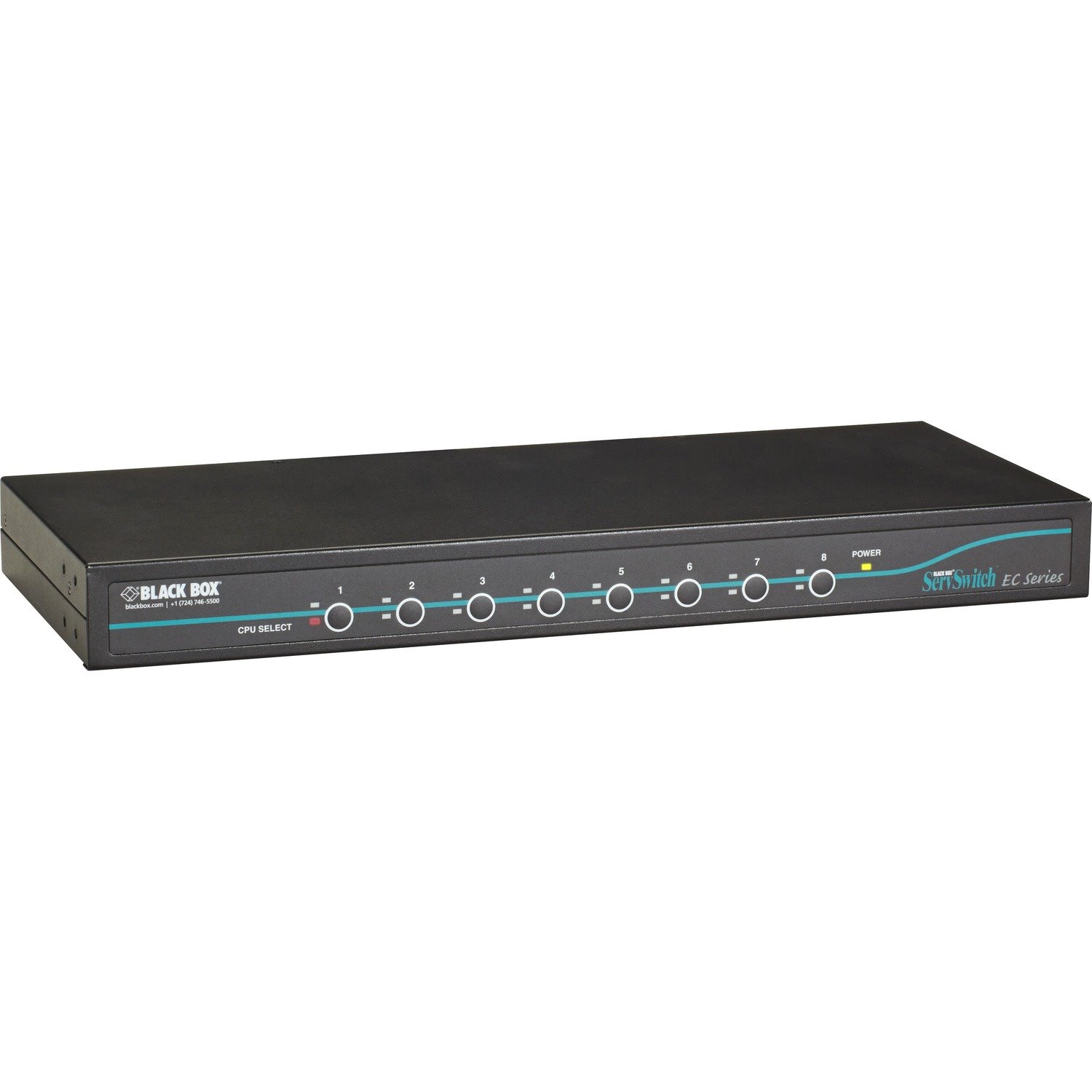 Black Box ServSwitch EC for DVI + USB Servers and DVI + USB Console, 8-Port