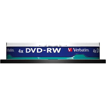 Verbatim DataLifePlus DVD Rewritable Media - DVD-RW - 4x - 4.70 GB - 10