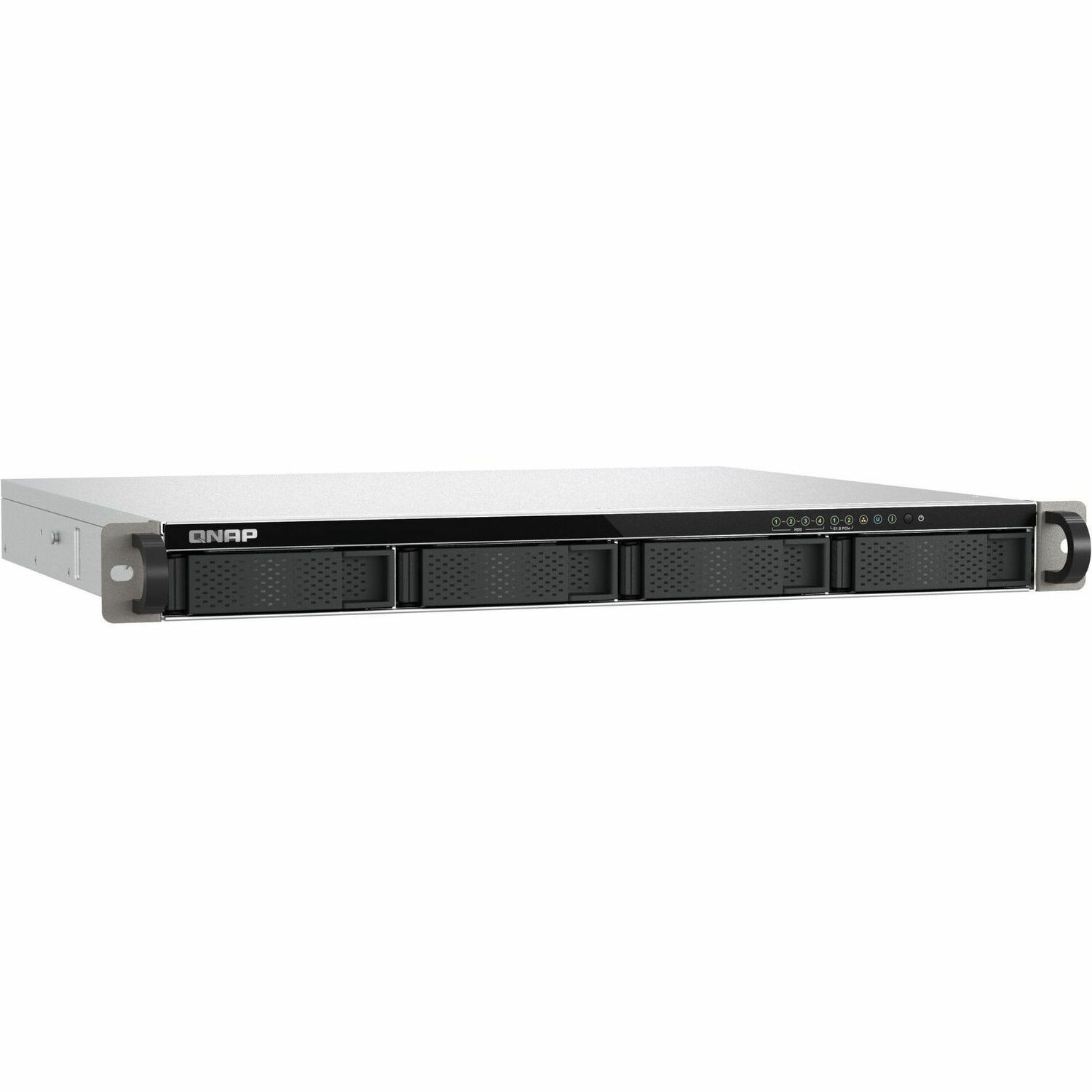QNAP TS-h665U-RP-8G 4 x Totaal sleuven NAS-opslagsysteem - 4 GB Capaciteit flashgeheugen - Intel Quadcore (4-core) - 8 GB RAM - DDR5 SDRAM - 1U Monteerbaar in rek