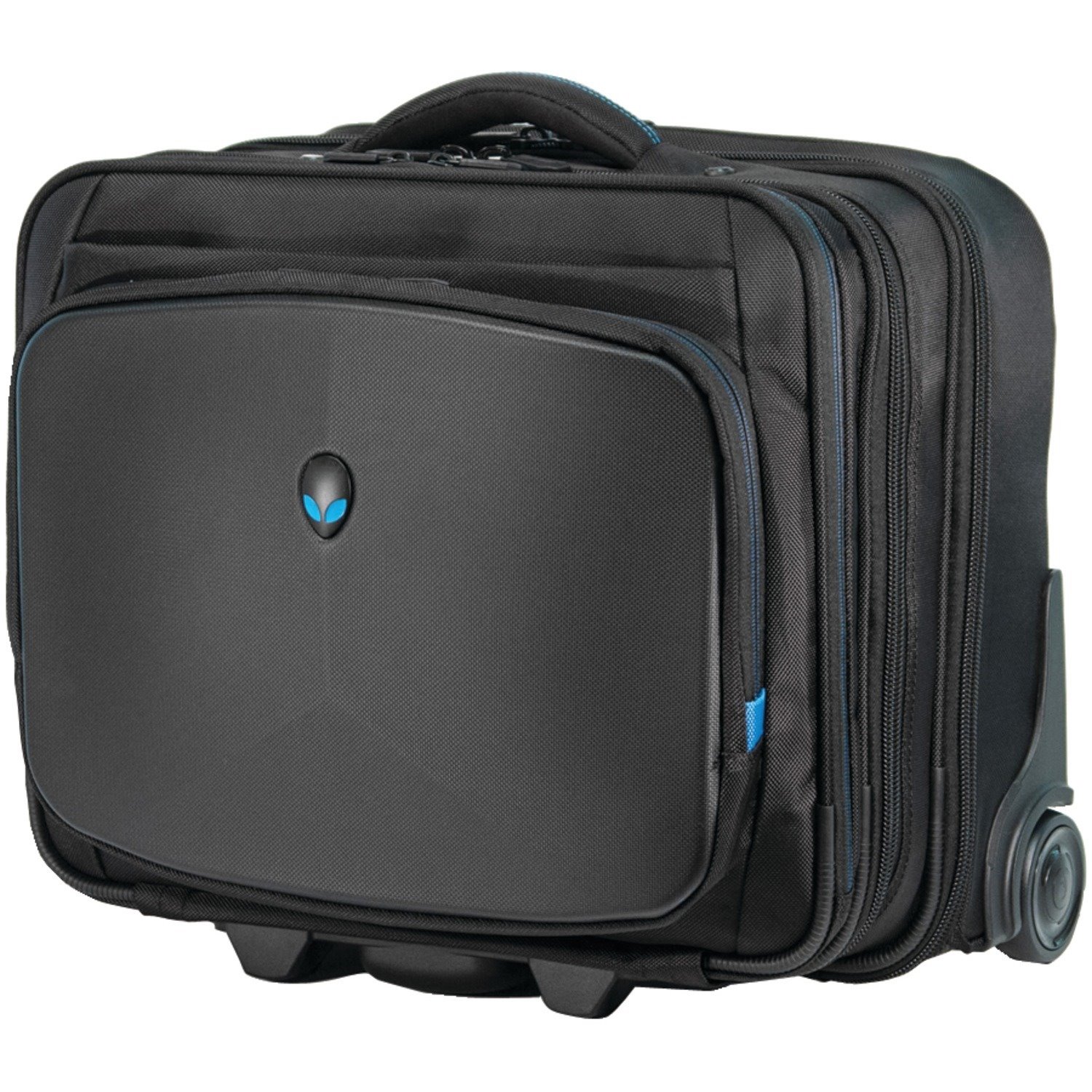 Mobile Edge AWVRC1 Carrying Case (Rolling Briefcase) for 17.3" Apple iPad Notebook - Black, Teal