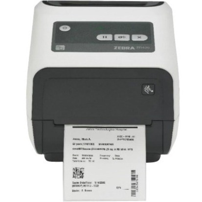 Zebra ZD420 Desktop Thermal Transfer Printer - Monochrome - Label Print - USB - Bluetooth - Wireless LAN