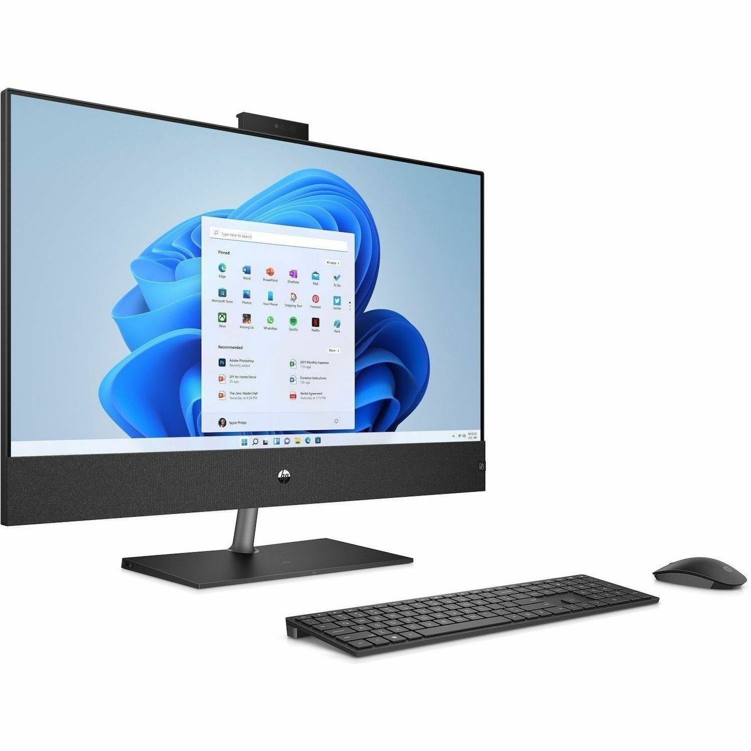 HP Pavilion 32-b1000 32-b1019 All-in-One Computer - Intel Core i7 13th Gen i7-13700T - 16 GB - 1 TB SSD - 31.5" QHD - Desktop - Sparkling Black