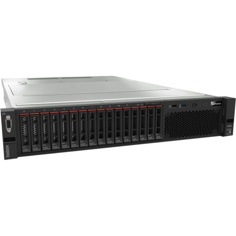 Lenovo ThinkSystem SR590 7X99A023NA 2U Rack Server - 2 Xeon Silver 4114 2.20 GHz - 64 GB RAM - 12Gb/s SAS, Serial ATA/600 Controller