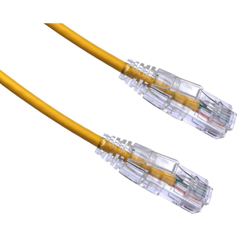 Axiom 8FT CAT6 BENDnFLEX Ultra-Thin Snagless Patch Cable 550mhz (Yellow)