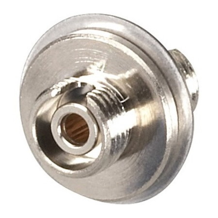 Black Box Fiber Optic Coupling - Multimode, Simplex, Bronze Sleeve, Round, FC-FC , Silver