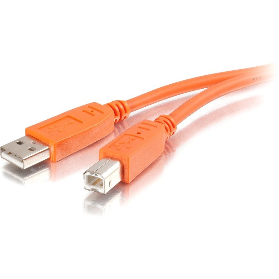 C2G 2m USB 2.0 A/B Cable - Orange