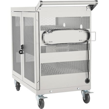 Eaton Tripp Lite Series Multi-Device Charging Cart, 32 USB Ports, iPad and Android Tablets, Wall-Mount Option, White