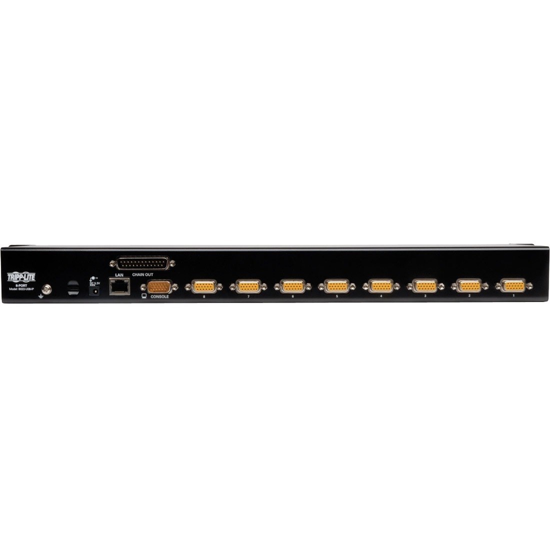 Tripp Lite by Eaton NetDirector 8-Port 1U Rack-Mount IP KVM Switch, TAA