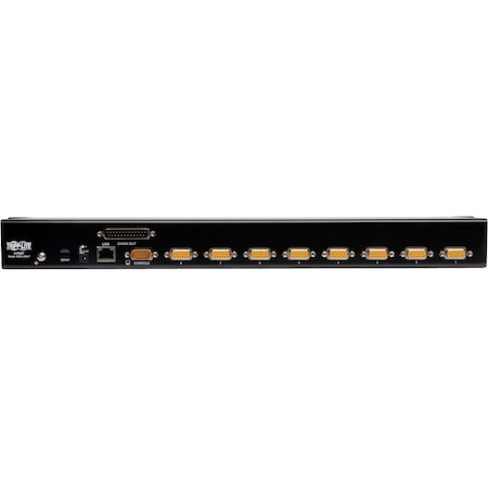 Eaton Tripp Lite Series NetDirector 8-Port 1U Rack-Mount IP KVM Switch, TAA