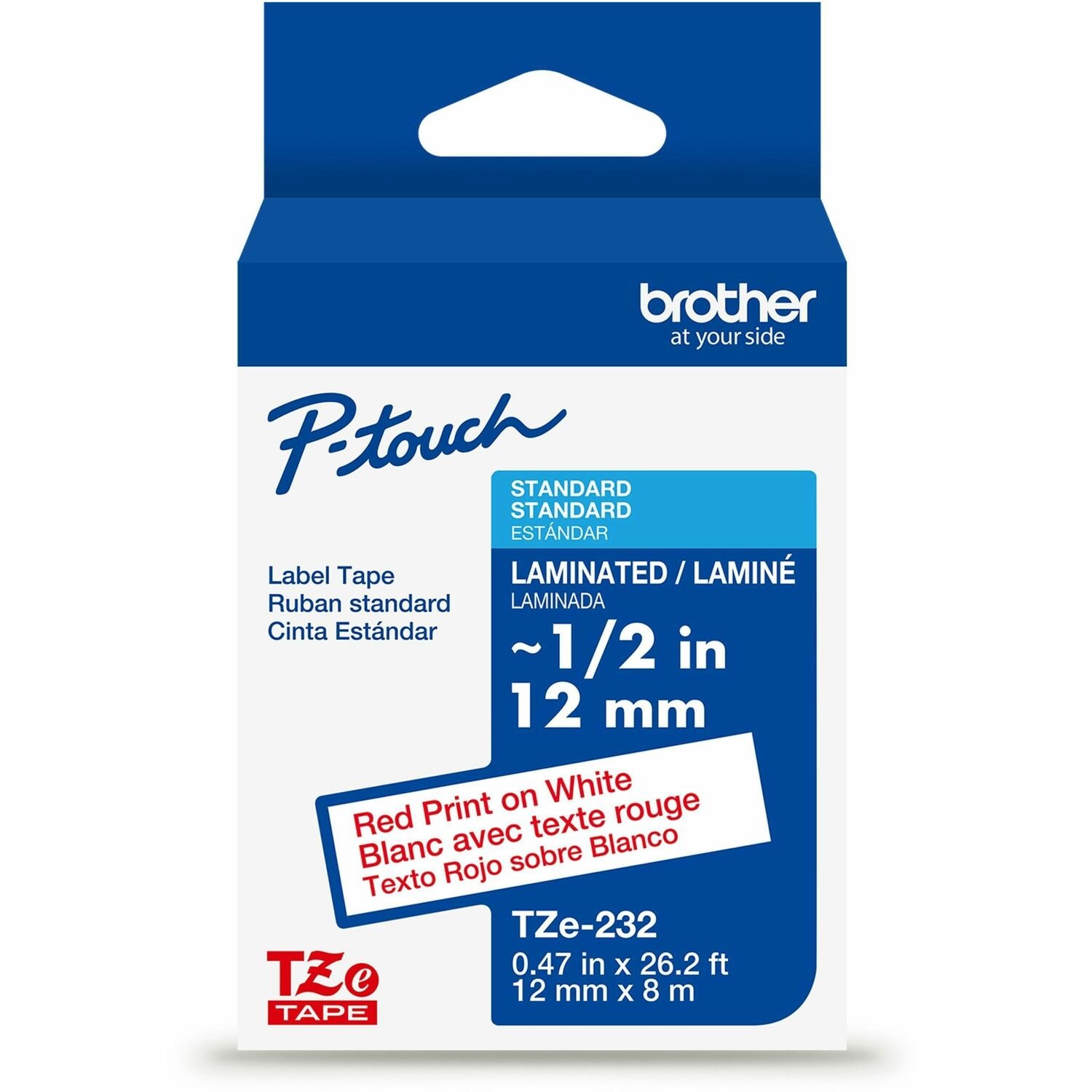 Brother P-touch TZe Laminated Label Tape