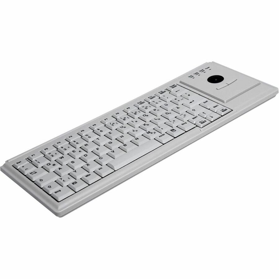 Active Key Keyboard - Cable Connectivity - PS/2 Interface - Trackball - French - Light Grey