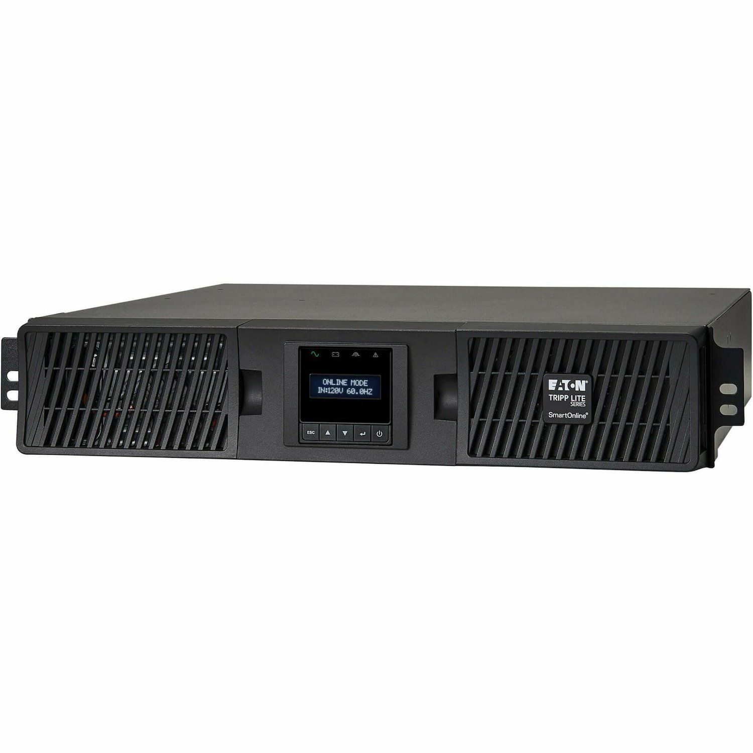 Eaton Tripp Lite Series SmartOnline 3000VA 2700W 120V Double-Conversion UPS - 7 Outlets, Extended Run, Network Card Included, LCD, USB, DB9, 2U Rack/Tower