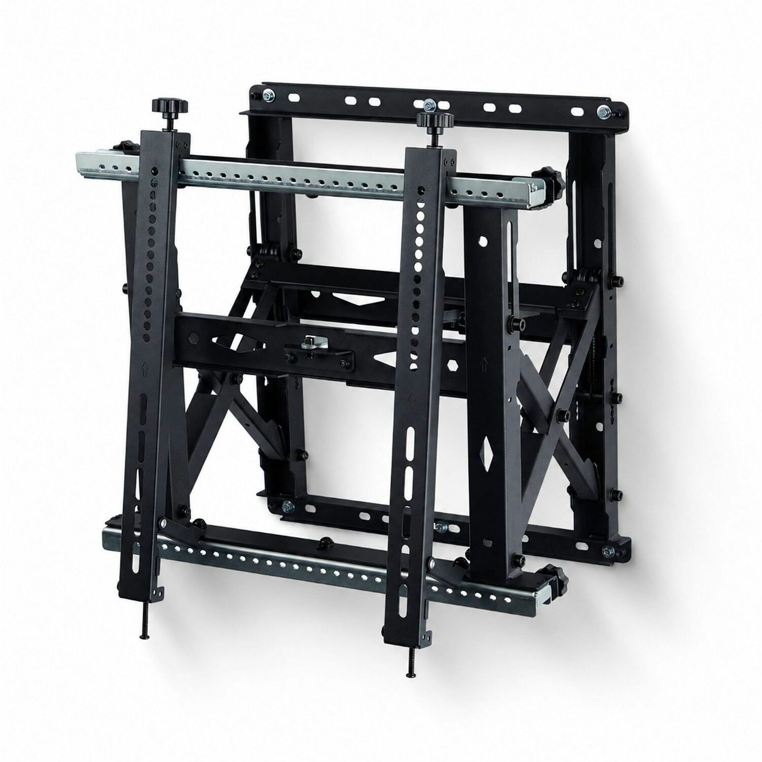 StarTech Video Wall TV Mount up to 70-inch Displays and 154lb, Supports Landscape / Portrait Orientation, Bracket w/ Kickstand Design
