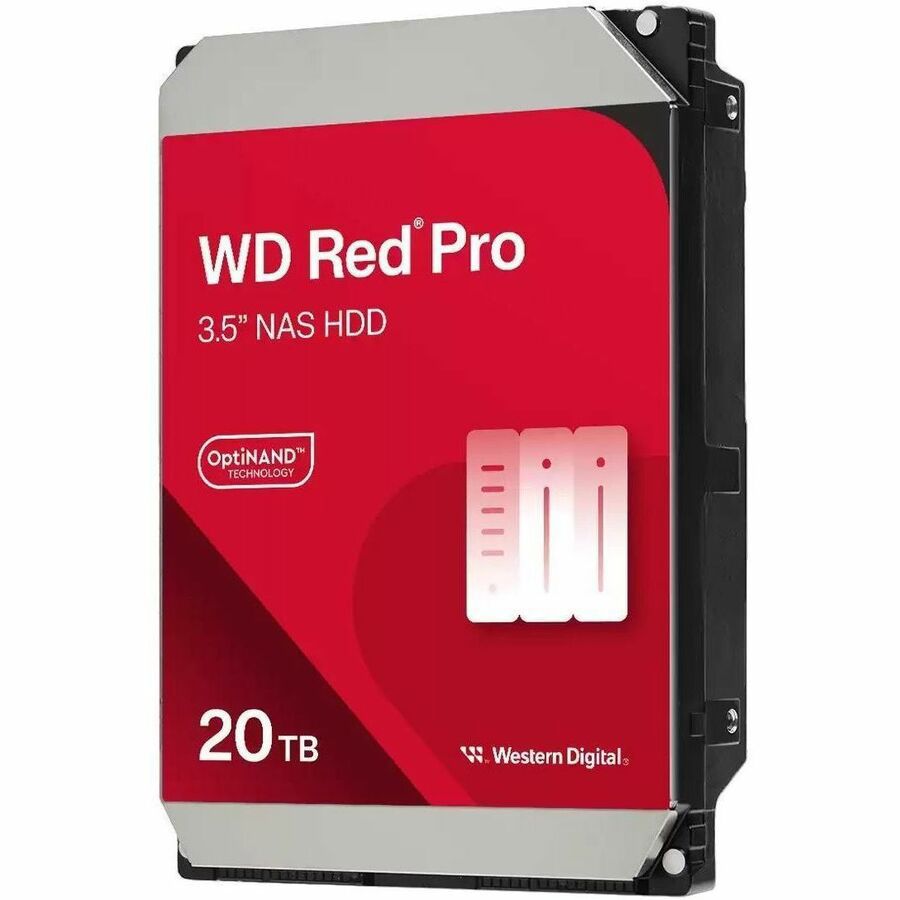 WD Red Pro WD202KFGX 20 TB Hard Drive - 3.5" Internal - SATA - Conventional Magnetic Recording (CMR) Method