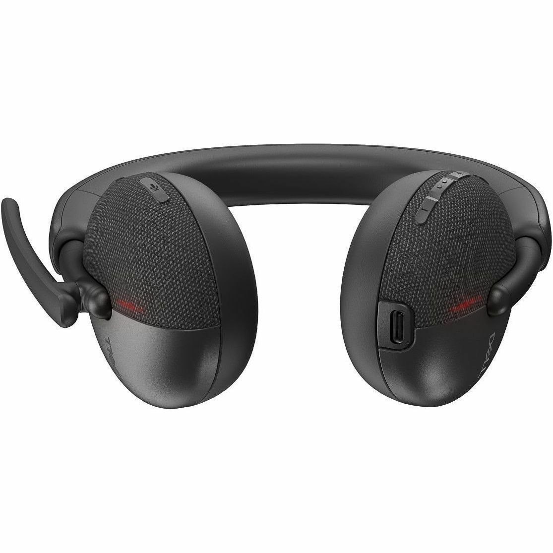 Dell WL3024 Draadloos Op het oor, Over het hoofd Stereo Headset - Zwart