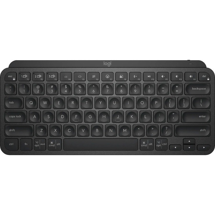 Logitech MX Keys Mini Minimalist Wireless Illuminated Keyboard, Compact, Bluetooth, Backlit, USB-C, Black