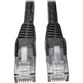 Eaton Tripp Lite Series Cat6 Gigabit Snagless Molded (UTP) Ethernet Cable (RJ45 M/M), PoE, Black, 7 ft. (2.13 m)