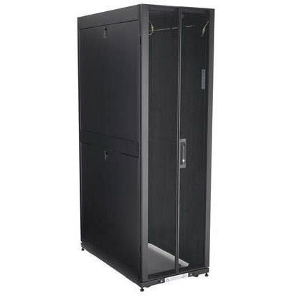 StarTech.com 4-Post 42U Server Rack Cabinet, 19" Data Rack Cabinet for Computer / IT Equipment mount, Rack Server Cabinet with Casters