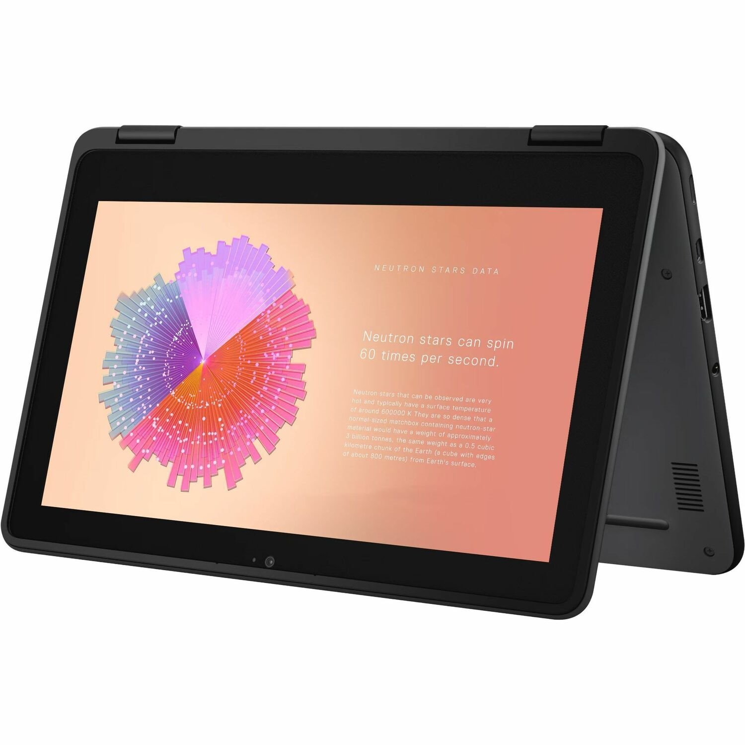 Dell Chromebook 11 3000 11 3110 11.6" Touchscreen Convertible 2 in 1 Chromebook - HD - Intel Celeron N4500 - 4 GB - 64 GB Flash Memory - English (US) Keyboard - Gray