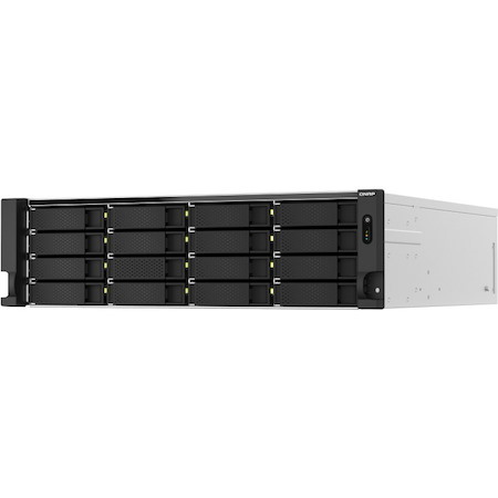 QNAP TS-h2287XU-RP-E2378-64G 22 x Total Bays SAN/NAS Storage System - 5 GB Flash Memory Capacity - Intel Xeon E-2378 Octa-core (8 Core) 2.60 GHz - 64 GB RAM - DDR4 SDRAM - 3U Rack-mountable