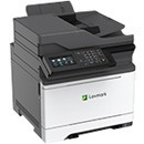 Lexmark CX622ade Laser Multifunction Printer-Color-Copier/Fax/Scanner-40 ppm Mono/Color Print-2400x600 Print-Automatic Duplex Print-100000 Pages Monthly-251 sheets Input-Color Scanner-1200 Optical Scan-Color Fax-Gigabit Ethernet