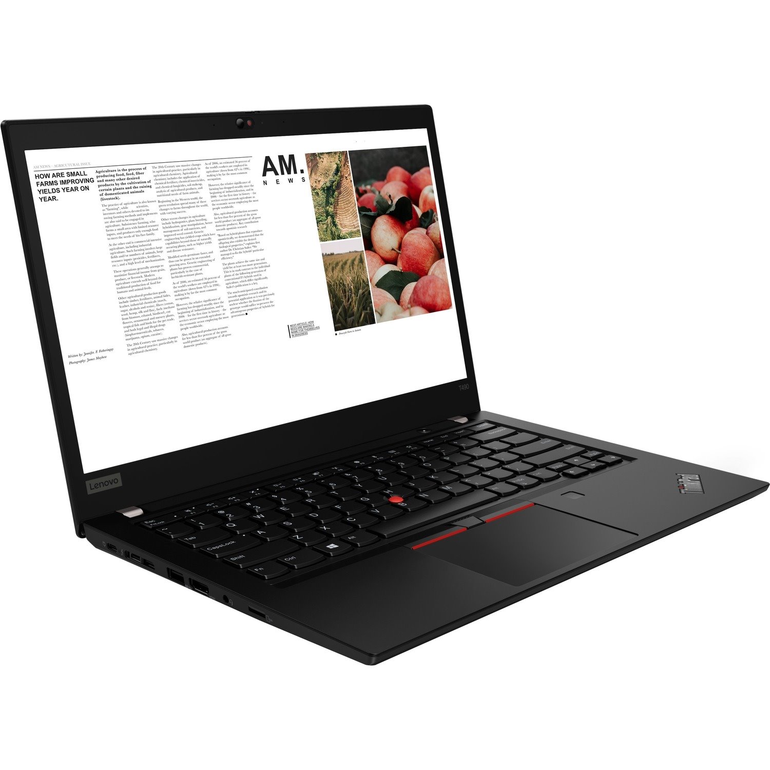 Lenovo ThinkPad T490 20N2S04P00 14" Notebook - Intel Core i7 8th Gen i7-8565U - 8 GB - 256 GB SSD - English (US) Keyboard - Glossy Black