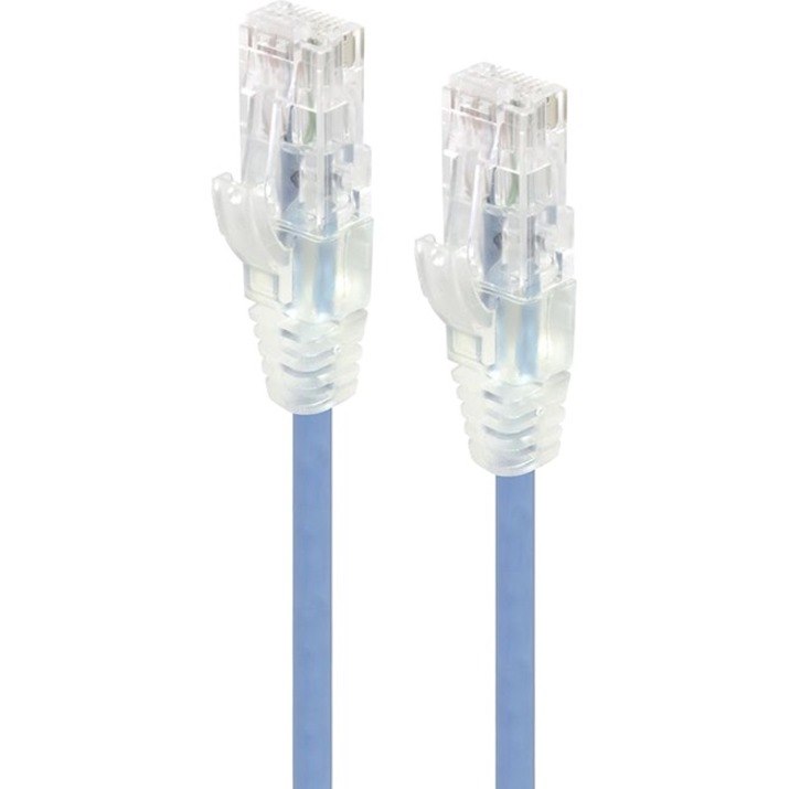 Alogic Blue Ultra Slim Cat6 Network Cable, UTP, 28AWG - Series Alpha - 5m - Commercial