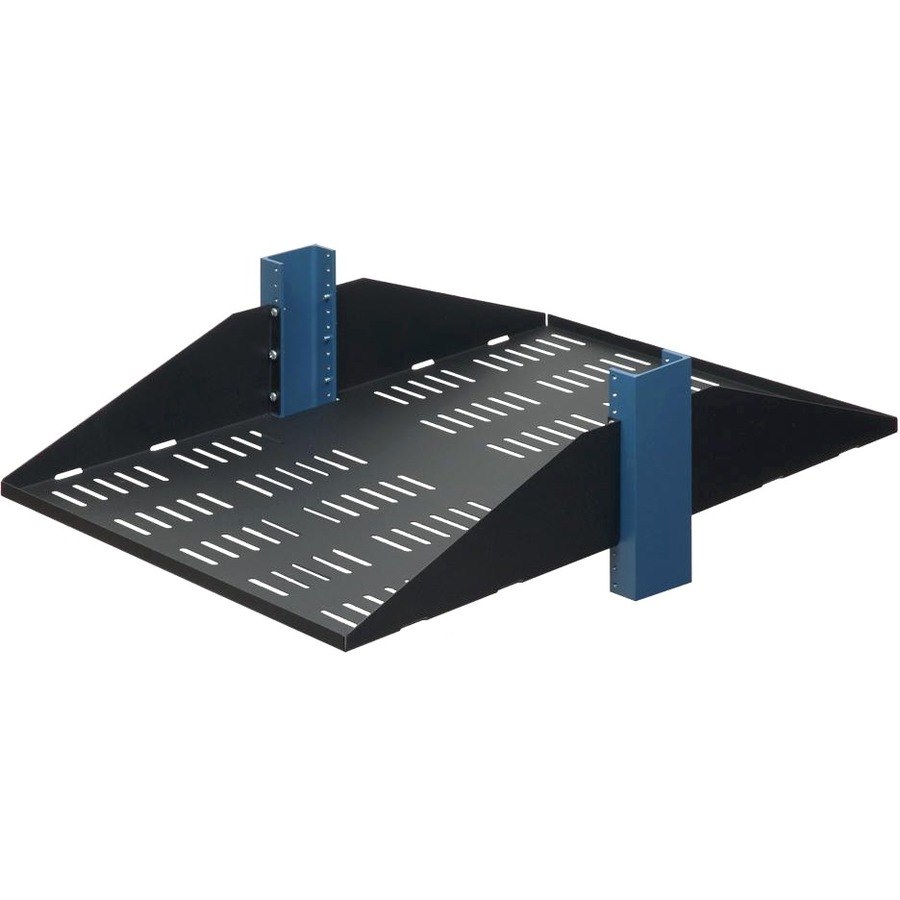 Rack Solutions 3U 2Post Center Mount Shelf 29in Depth (Flanged Up, Vented)