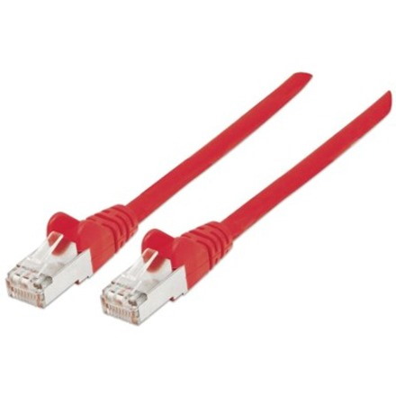 Network Patch Cable, Cat5e, 5m, Red, CCA, SF/UTP, PVC, RJ45, Gold Plated Contacts, Snagless, Booted, Lifetime Warranty, Polybag