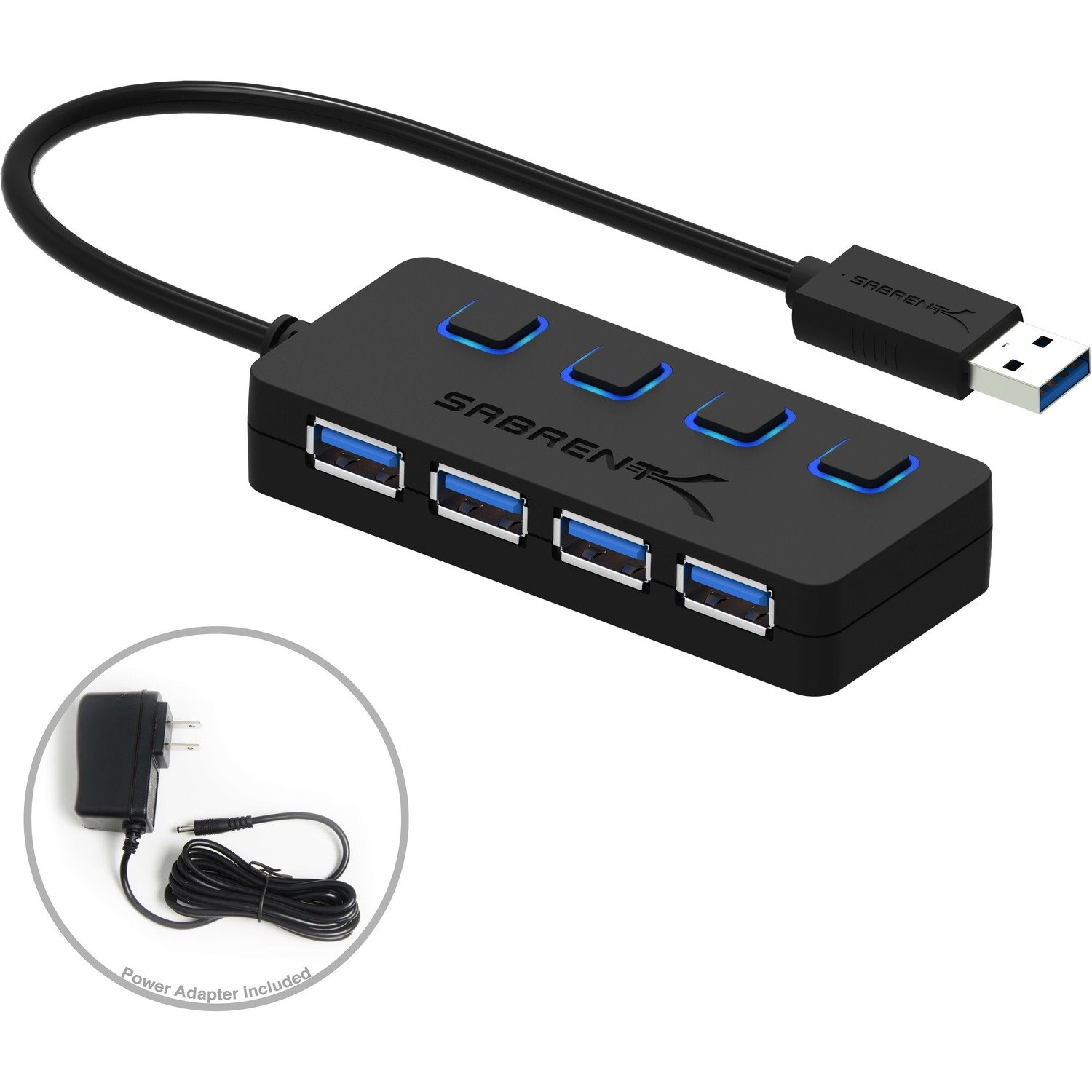 Sabrent HB-UMP3-PK40 4-Port USB Hub