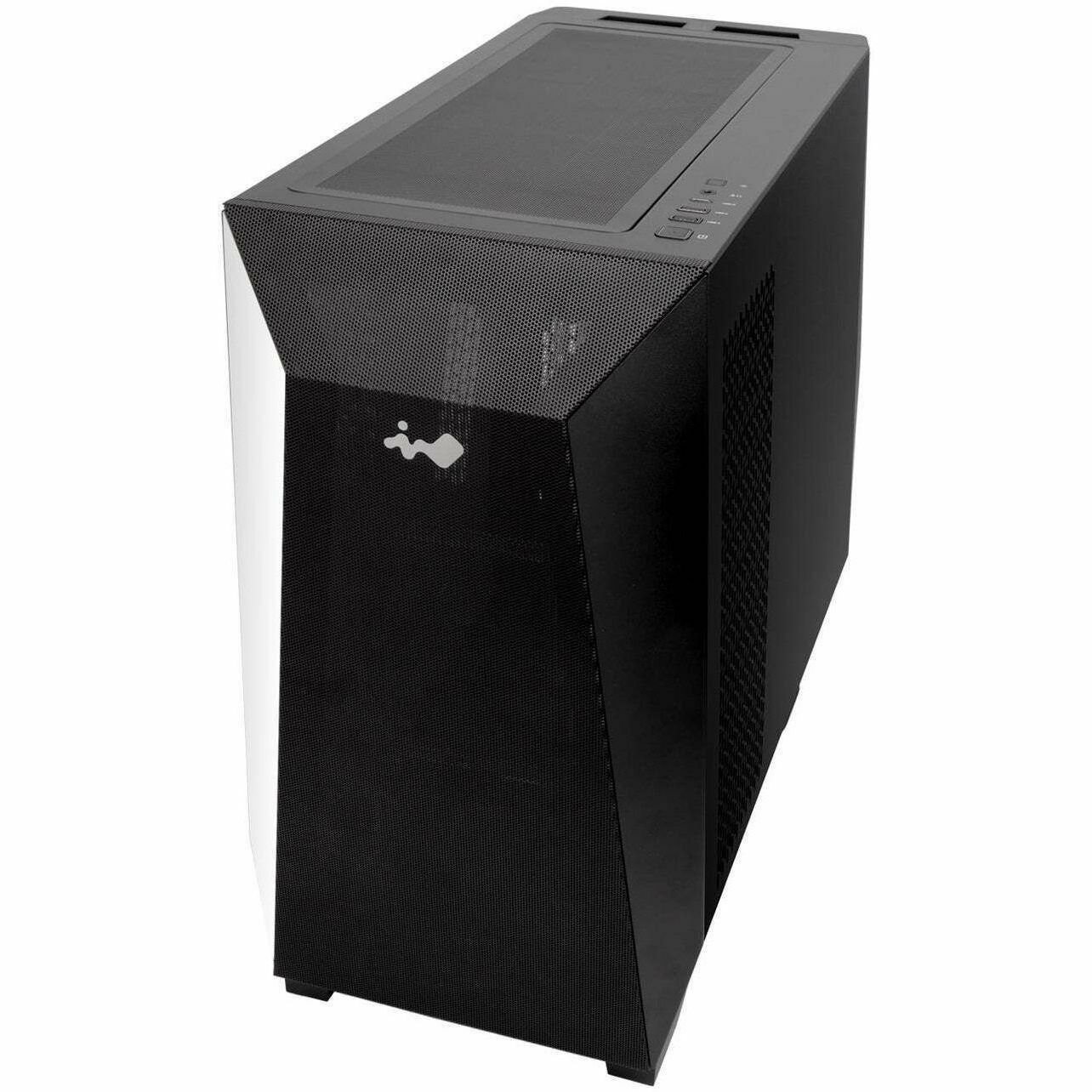 In Win Prism IW-CS-PRISM Gaming Computer Case - ATX Motherboard Supported - Mid-tower - SPCC, Tempered Glass, Glass - Black