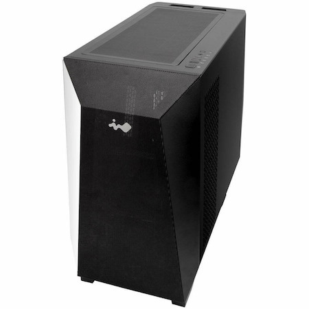 In Win Prism IW-CS-PRISM Gaming Computer Case - ATX Motherboard Supported - Mid-tower - SPCC, Tempered Glass, Glass - Black