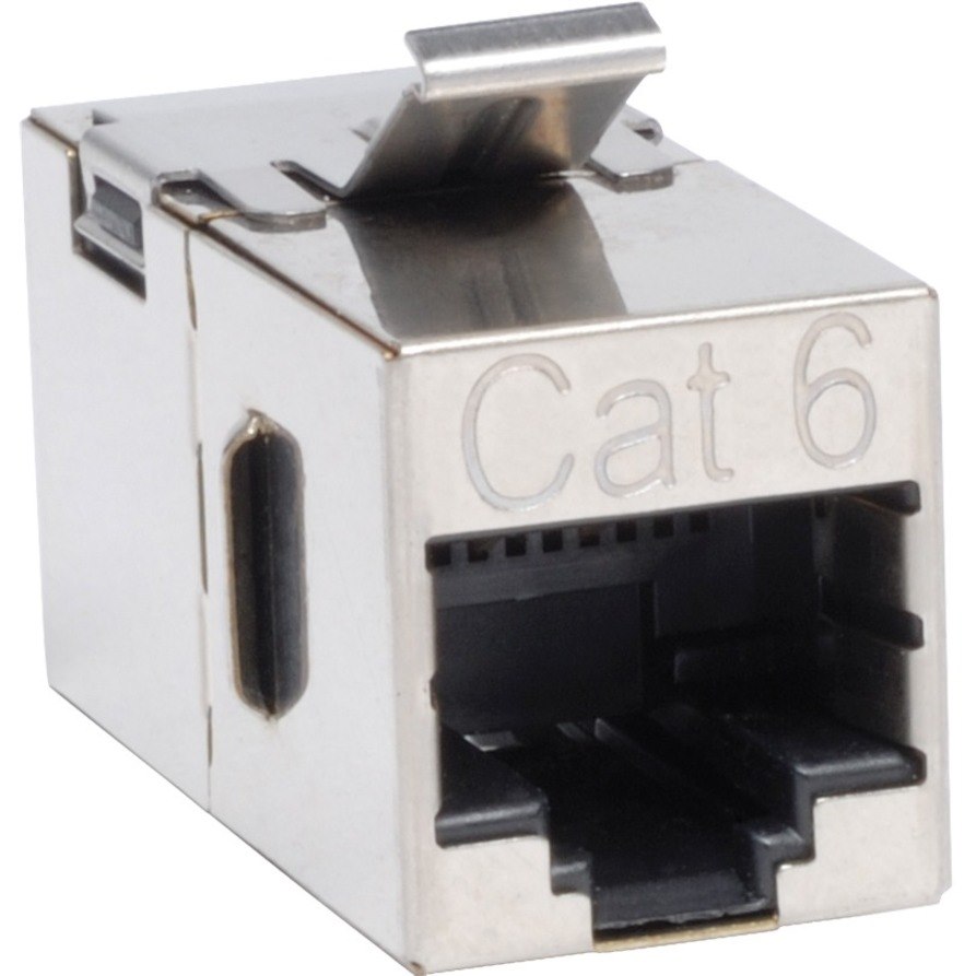 Eaton Tripp Lite Series Cat6 Straight Through Modular Shielded In-line Snap-in Coupler (RJ45 F/F), TAA