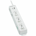 Eaton Tripp Lite Series Safe-IT UL 1363 Medical-Grade Power Strip, 6 Hospital-Grade Outlets, USB Charging, Safety Covers, Antimicrobial, 6 ft. Cord