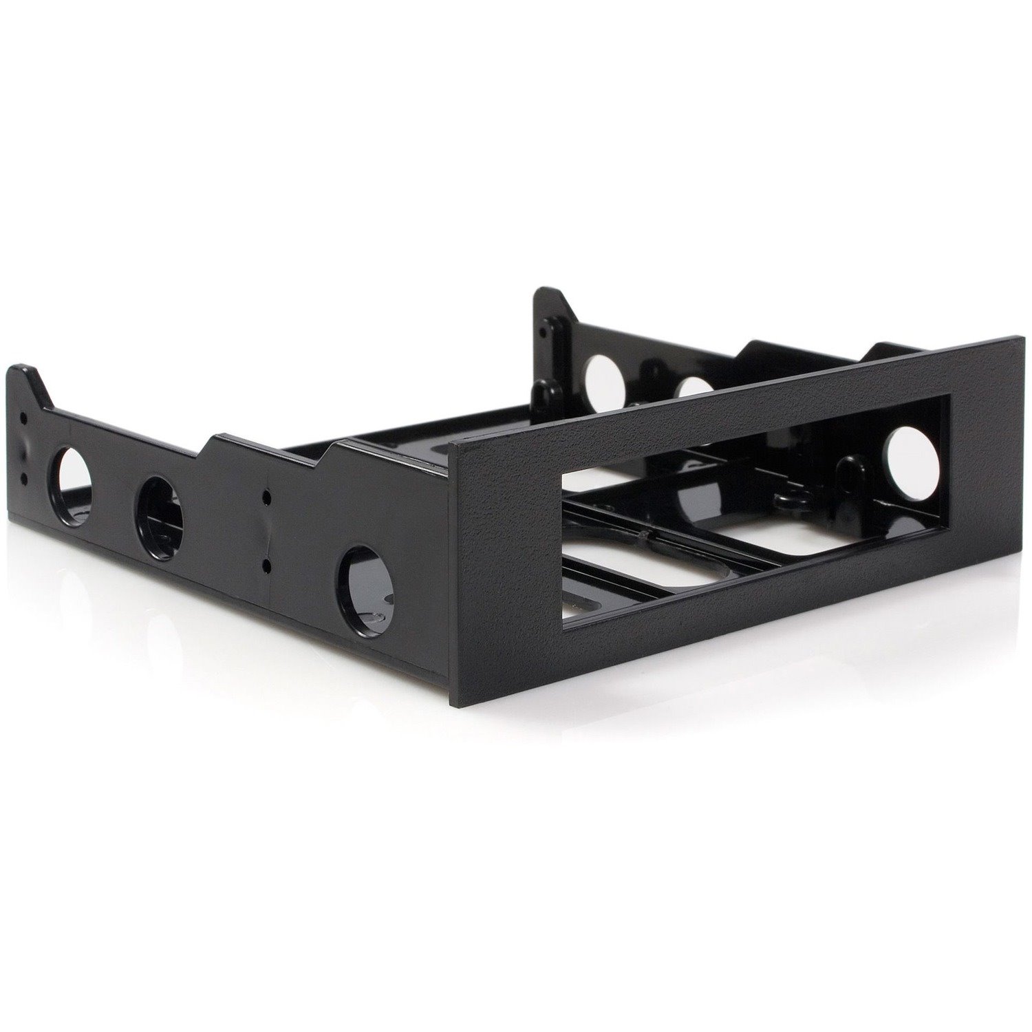 StarTech.com 3.5" to 5.25" Front Bay Mounting Bracket - Desktop Front Bay Adapter - Black