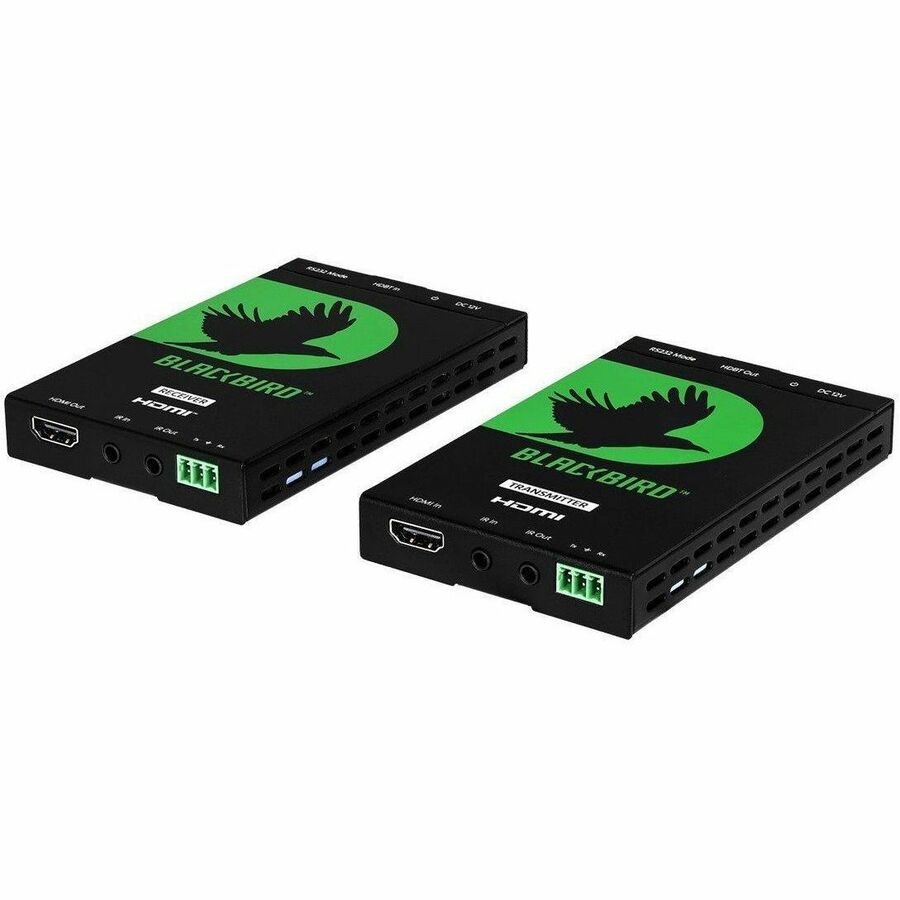 Monoprice Blackbird 4K Pro Hdbaset Extender Kit_ Ir_ 70M With Poc_ RS232_ HDCP 2.2