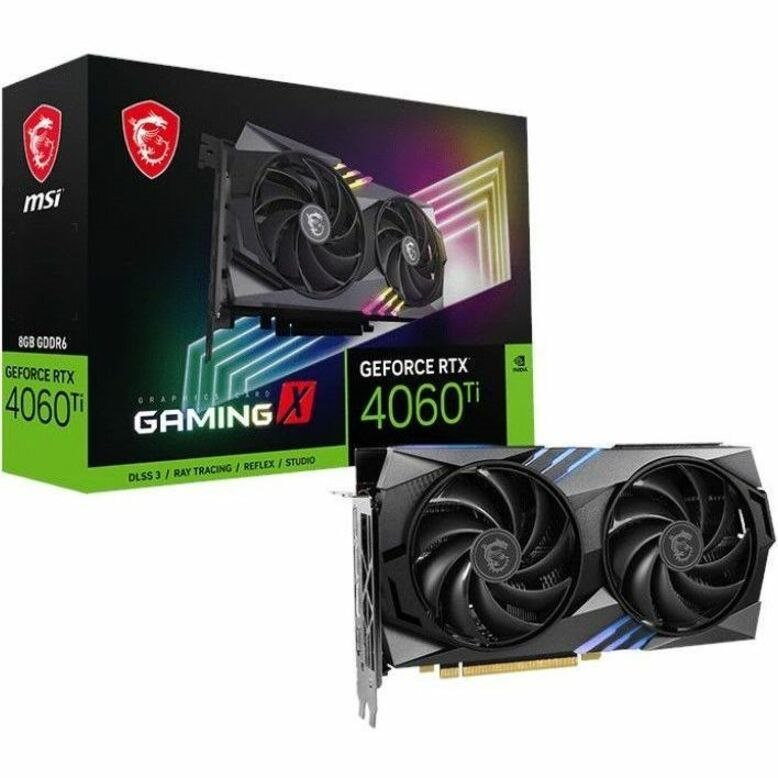 MSI NVIDIA GeForce RTX 4060 Ti Graphic Card - 8 GB GDDR6