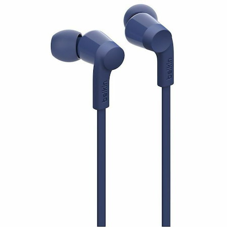 Belkin SOUNDFORM Wired Earbud Stereo Earset - Blue