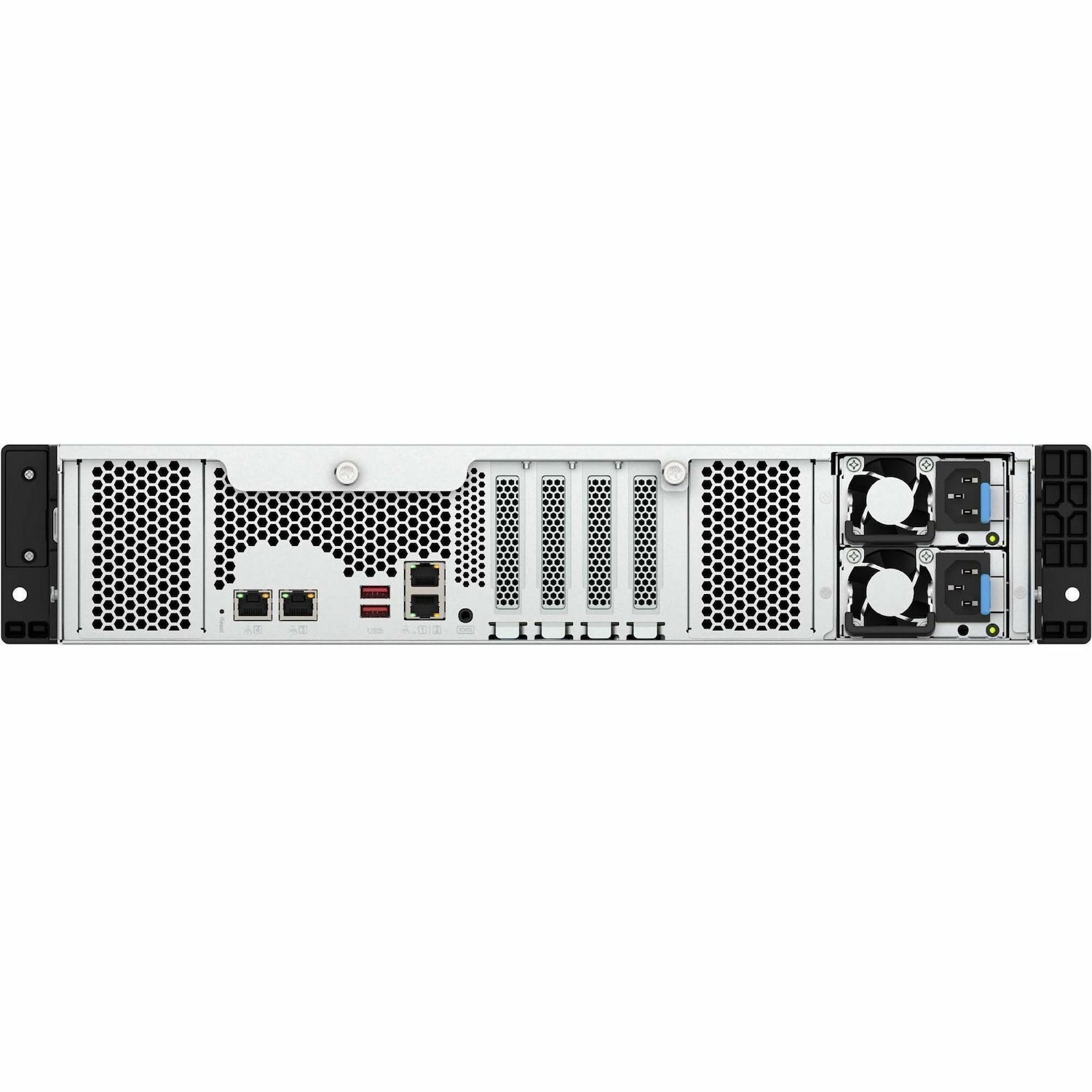 QNAP TS-h1277AXU-RP-R5-16G 12 x Total Bays SAN/NAS Storage System - 5 GB Flash Memory Capacity - AMD Ryzen 5 Hexa-core (6 Core) - 16 GB RAM - DDR5 SDRAM - 2U Rack-mountable