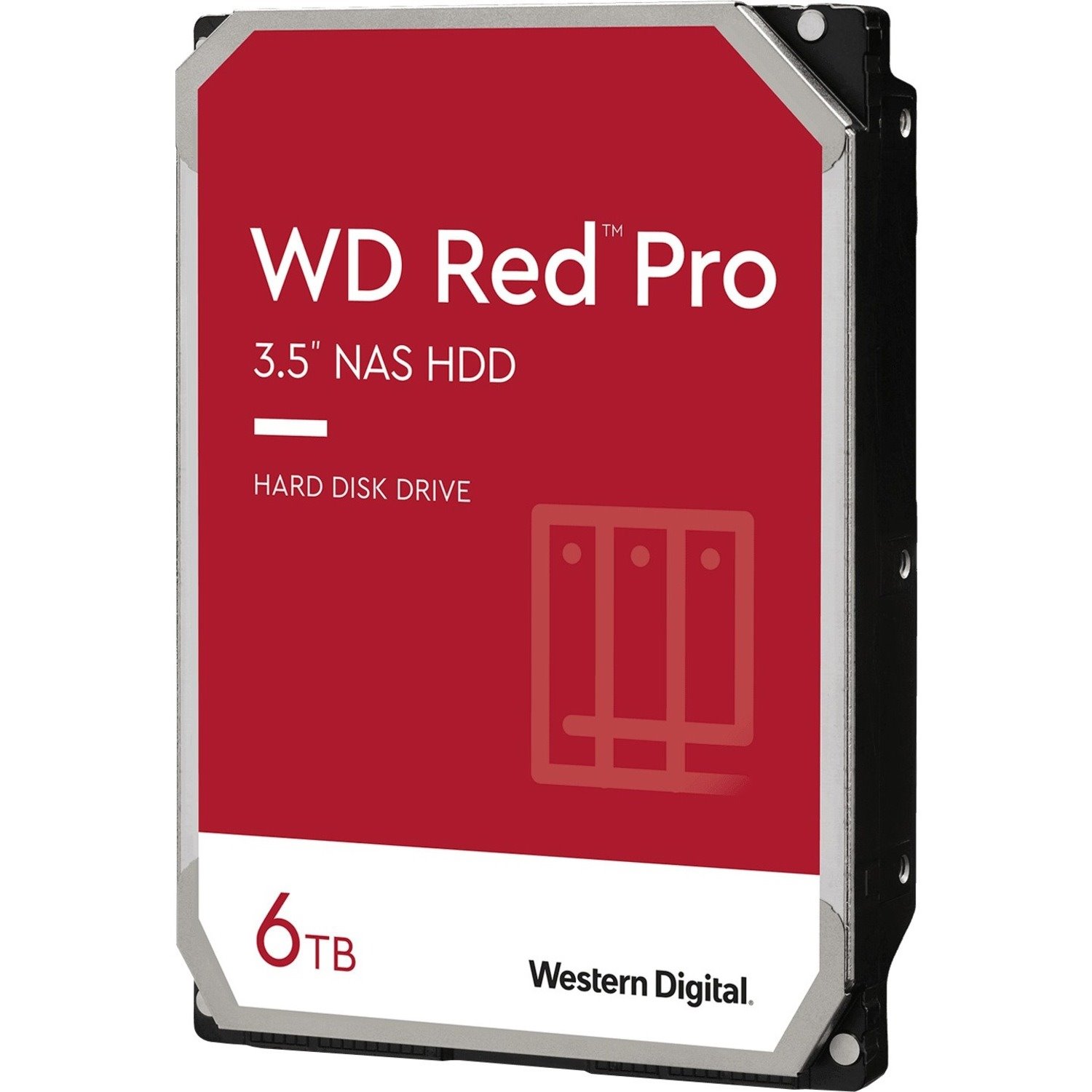 Western Digital Red Pro WD6003FFBX 6 TB Hard Drive - 3.5" Internal - SATA (SATA/600) - Conventional Magnetic Recording (CMR) Method