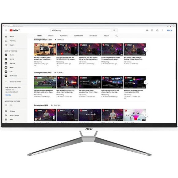 MSI PRO 22XT 10M PRO 22XT 10M-801US All-in-One Computer - Intel Core i7 10th Gen i7-10700 - 8 GB - 250 GB SSD - 21.5" Full HD Touchscreen - Desktop - White
