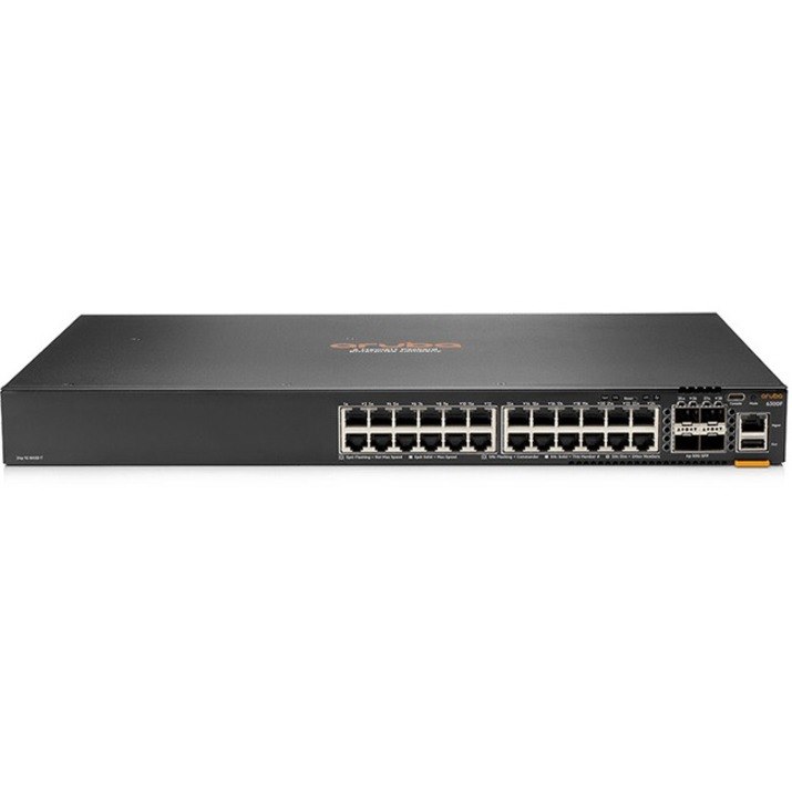 HPE CX 6300 6300F 24 Ports Manageable Ethernet Switch