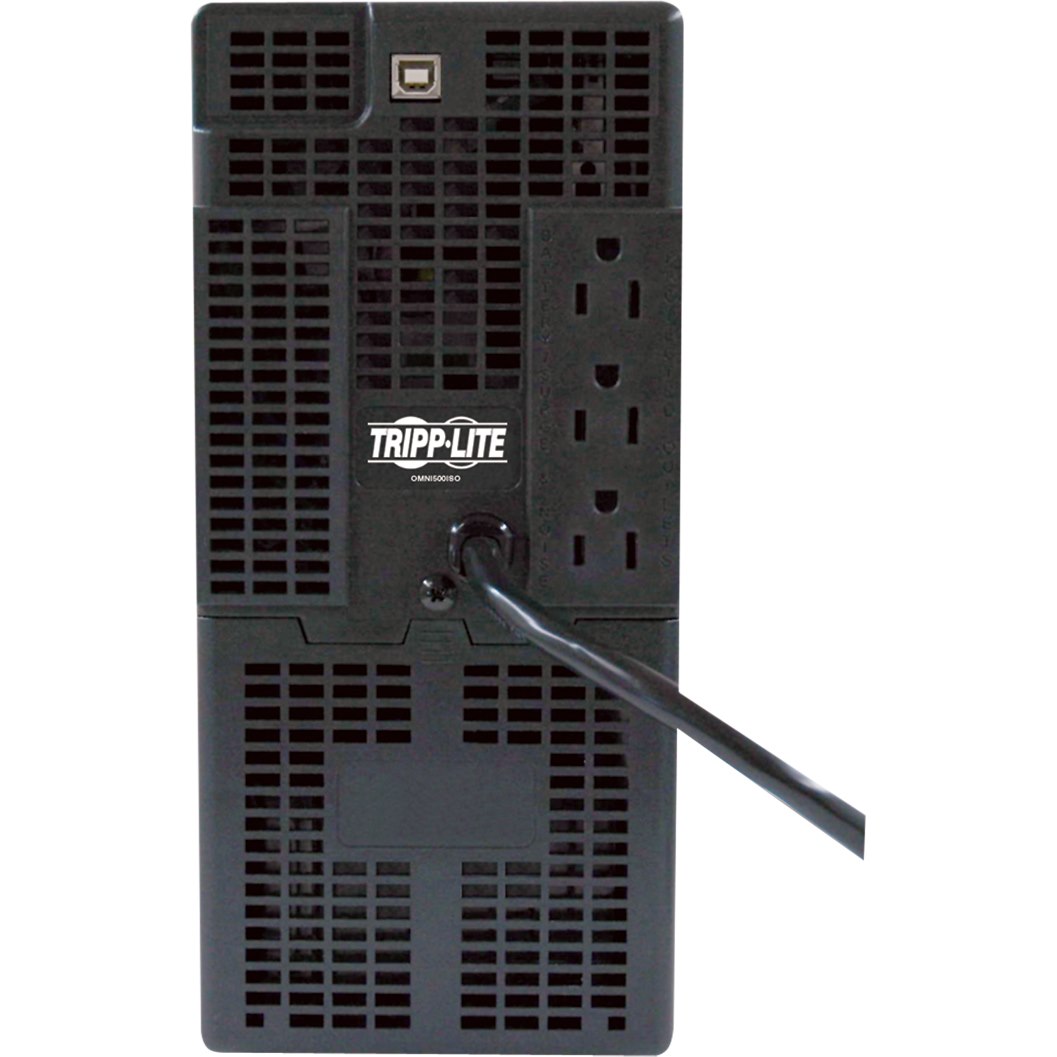 Tripp Lite by Eaton OmniSmart 120V 500VA 300W Line-Interactive UPS, Tower, Built-In Isolation Transformer, USB port