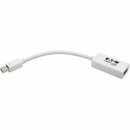 Eaton Tripp Lite Series Keyspan Mini DisplayPort to HDMI Active Adapter/Video Converter (M/F) - 4K 60 Hz, DP 1.2, HDCP 2.2, White, 6 in.