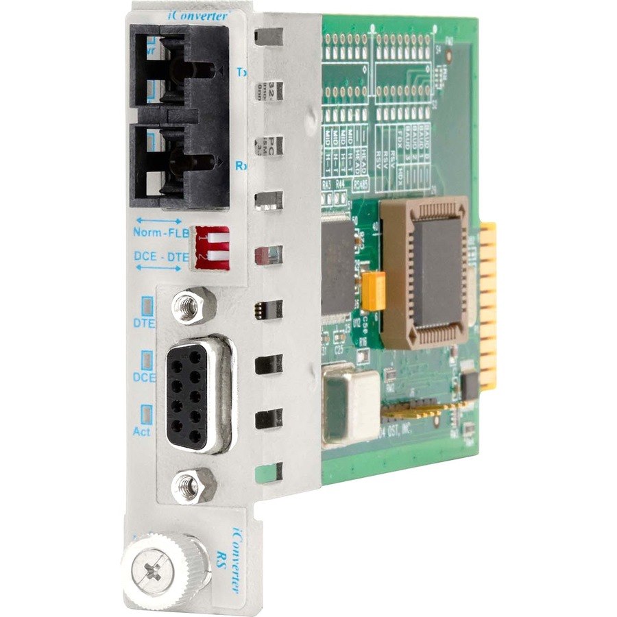 iConverter RS-422/485 Serial to Fiber Media Converter DB-9 SC Single-Mode 30km Module