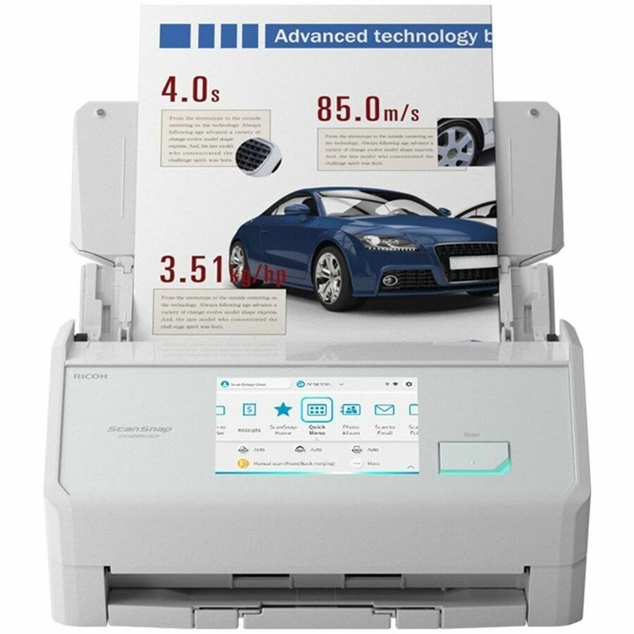 Ricoh ScanSnap iX2500 Large Format ADF/Manual Feed Scanner - 600 dpi Optical - White
