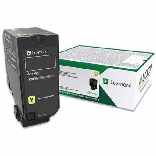 Lexmark 74C00YG Yellow Return Program Toner Cartridge Taa For Use In CS720,CS/CX