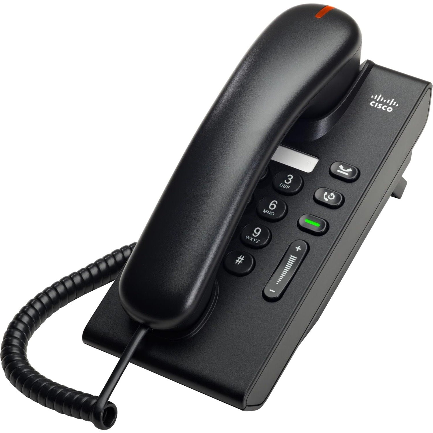 Cisco Unified 6901 IP Phone - Refurbished - Wall Mountable, Desktop - Charcoal