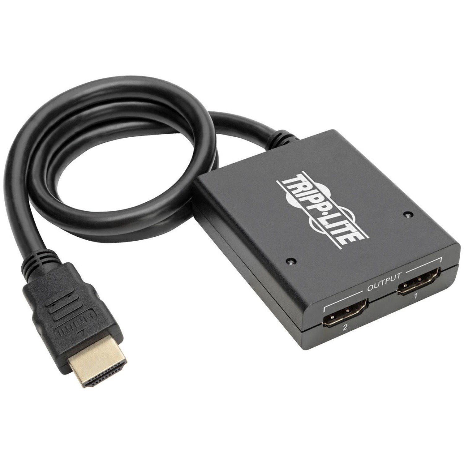 Tripp Lite by Eaton 2-Port HDMI Splitter - 4K @ 30Hz, HDCP 1.3